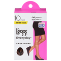 L'eggs Knee Highs Suntan Sheer Toe One Size