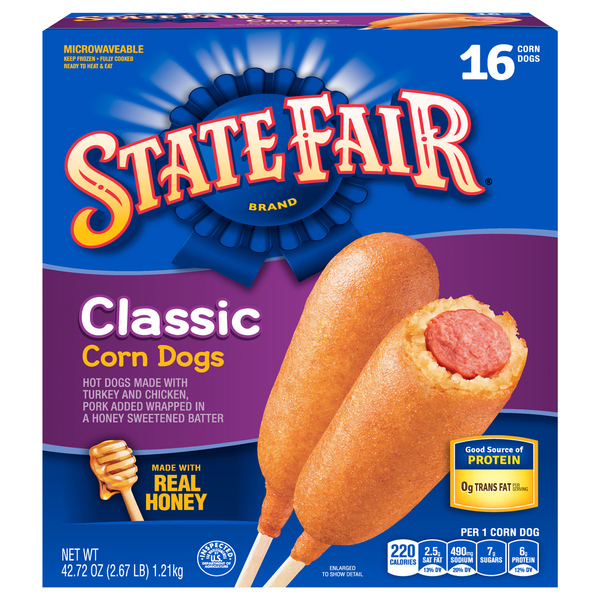 State Fair Classic Corn Dogs - 16 ct