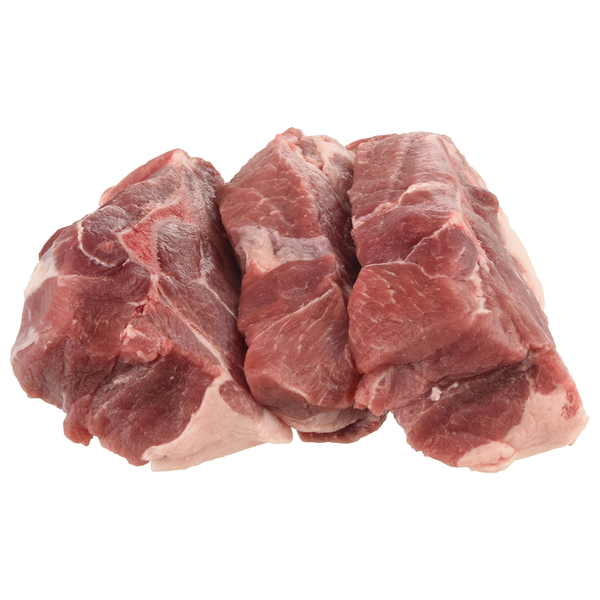 Hannaford All Natural Shoulder Cut Pork Ribs
