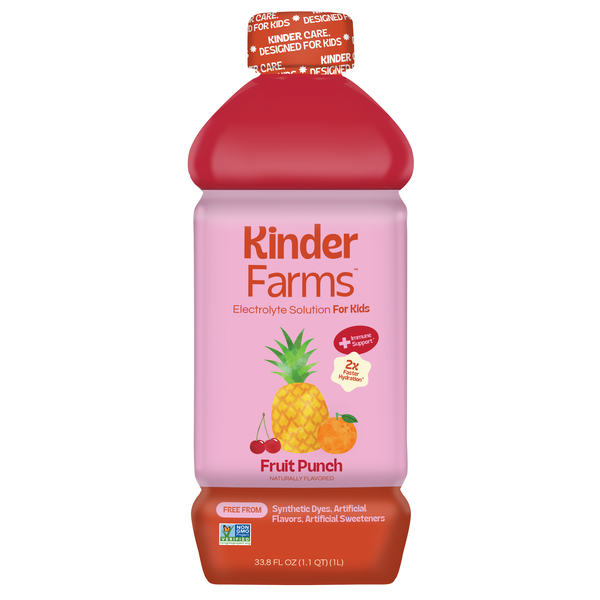 Kinderlyte Natural Fruit Punch Oral Electrolyte Solution