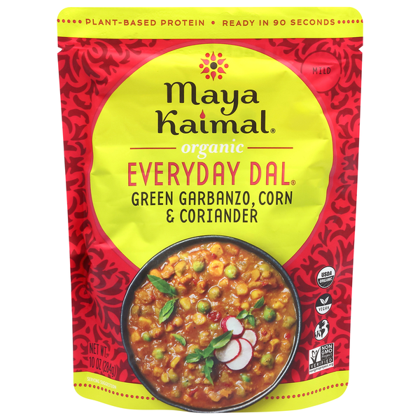 Maya Kaimal Organic Everyday Dal Green Garbanzo Corn & Coriander