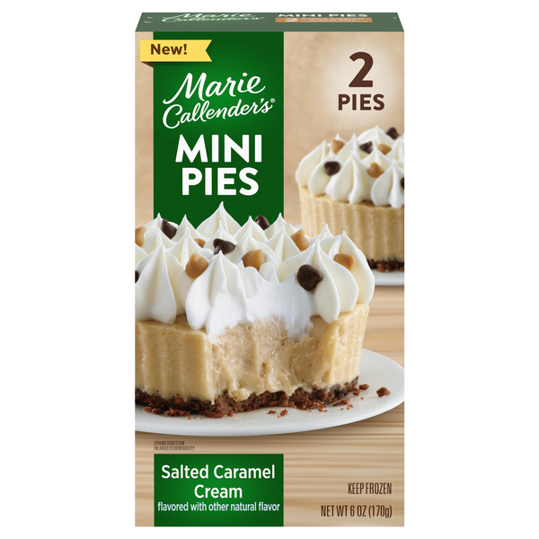 Save on Marie Callender #39 s Mini Pies Salted Caramel Cream Order Online Save on Marie Callender #39 s Mini Pies Salted Caramel Cream Order Online