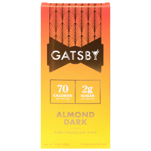 Save on Gatsby Almond Bar Dark Chocolate Style Order Online Delivery