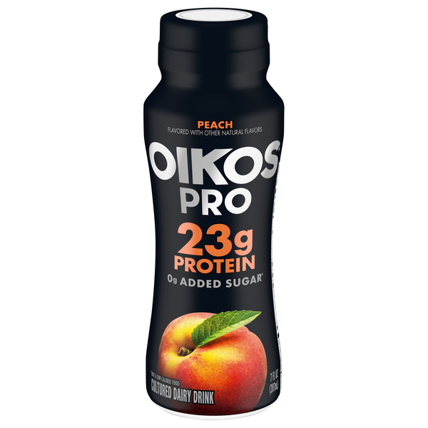 Oikos PRO 23g Protein Peach Cultured Dairy Drink