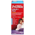 Tylenol Children's Cold + Flu Acetaminophen Pain + Fever Relief Grape
