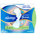 Always Infinity Size 2 Unscented Heavy Flow Pads with Wings