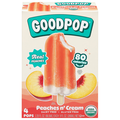 GoodPop Gluten & Dairy Free Peaches n' Cream Pops - 4 ct Frozen