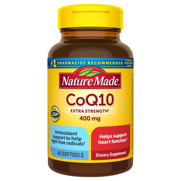 Nature Made CoQ10 400 mg Dietary Supplement Softgels
