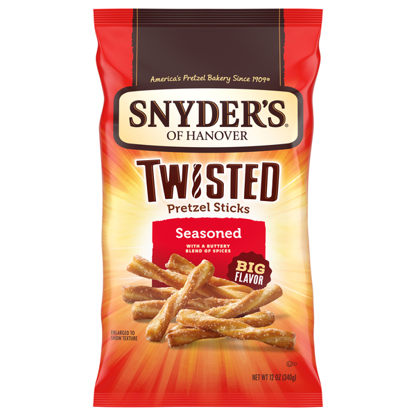 Save on Snyder's Of Hanover Twisted Pretzel Sticks Seasoned Order Online Delivery Food Lion