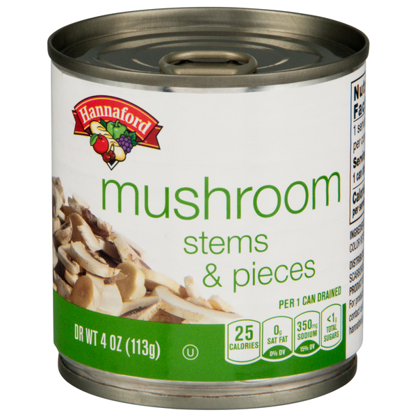 Hannaford Stems & Pieces Mushrooms