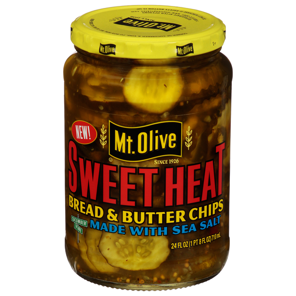 Mt. Olive Sweet Heat Bread & Butter Pickle Chips
