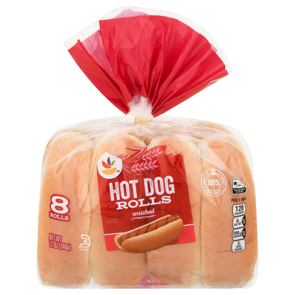 Giant Enriched Hot Dog Rolls - 8 ct