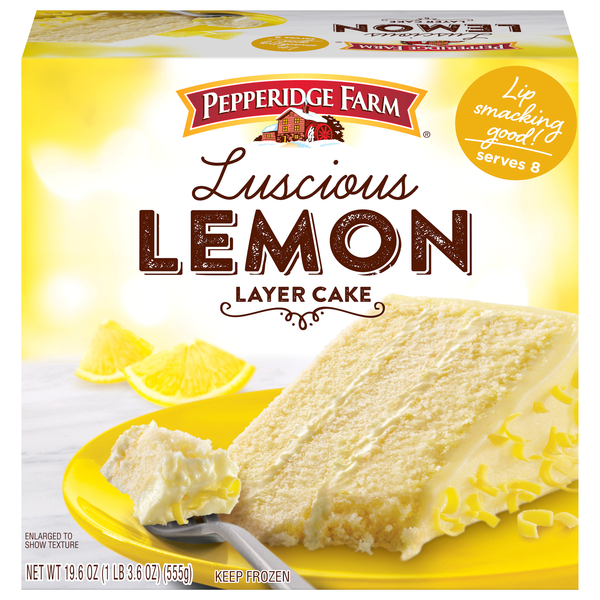 Pepperidge Farm Luscious Lemon Layer Cake Frozen