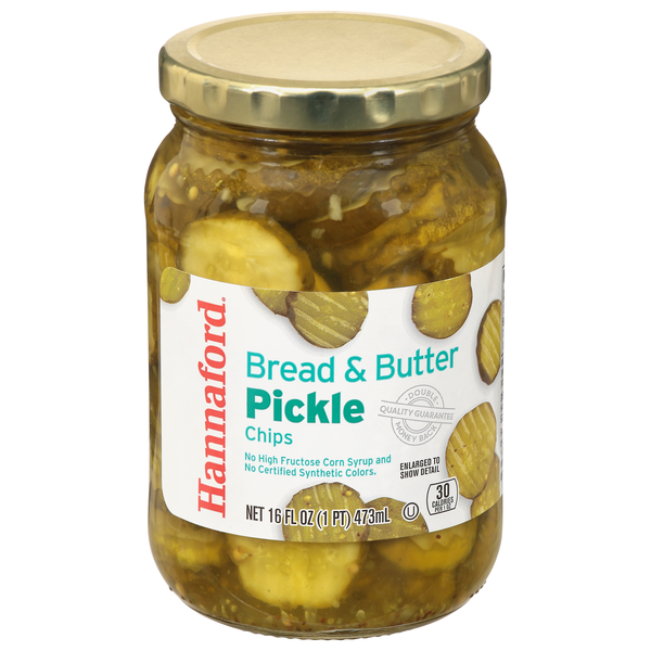Hannaford Fresh Pack Bread & Butter Pickle Chips