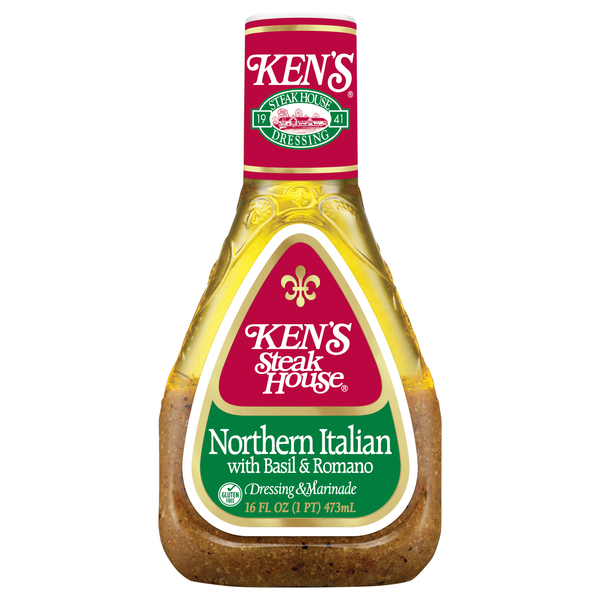 Ken's Steak House Northern Italian with Basil & Romano Dressing & Marinade