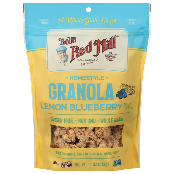 Bob's Red Mill Gluten Free Homestyle Lemon Blueberry Granola