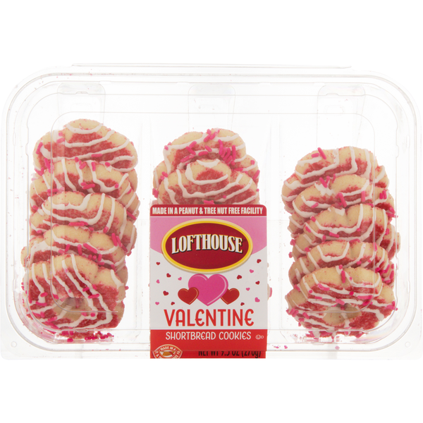 Lofthouse Valentine's Day Shortbread Cookies - 15 ct