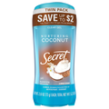 Secret Nurturing Coconut Clear Gel Antiperspirant Deodorant 2.6oz/2 ct