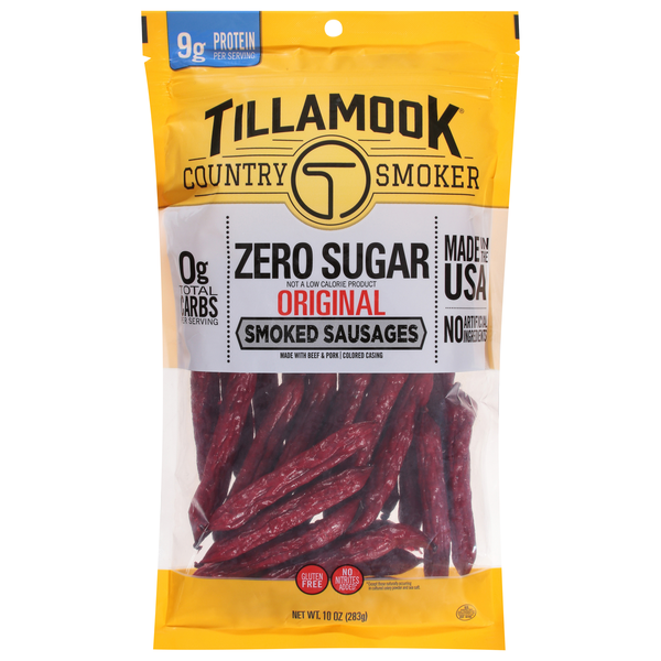 Tillamook Country Smoker Zero Sugar Original Smoked Sausages