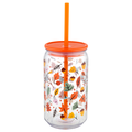 Smart Living Harvest Straw Tumbler Fall Leaves