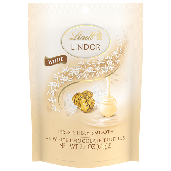 Lindt Lindor White Chocolate Candy Truffles