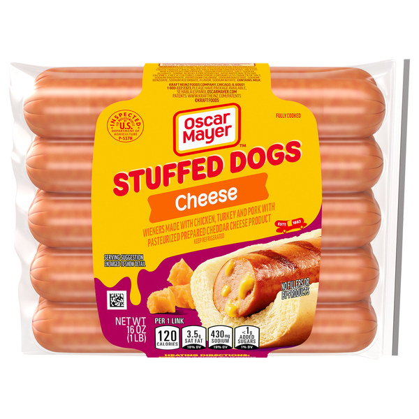 Oscar Mayer Cheese Stuffed Dogs - 10 ct