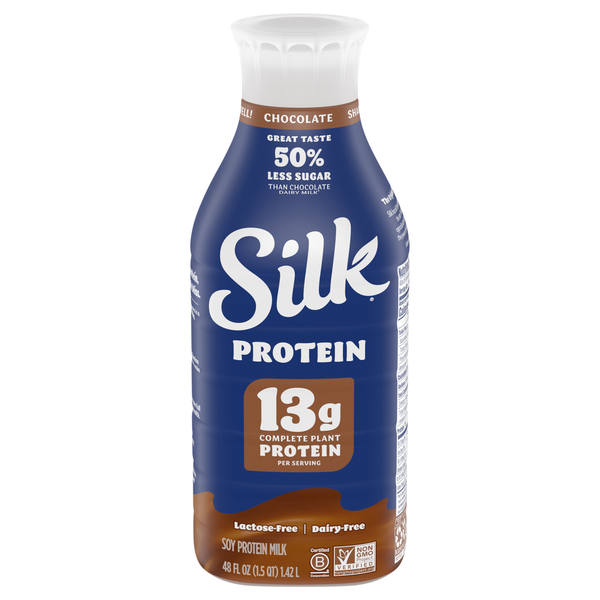 Silk Lactose & Dairy Free Chocolate Soy Protein Milk