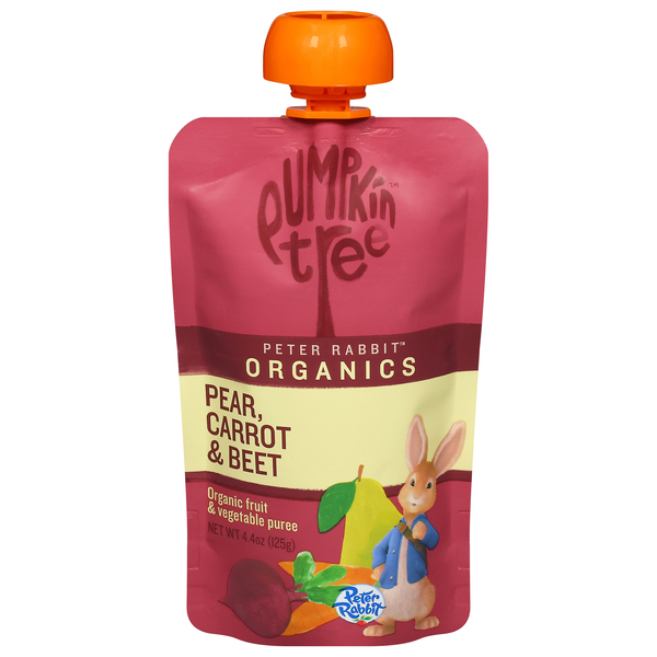 Pumpkin Tree Peter Rabbit Organics Pear Carrot & Beet Puree
