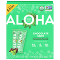 ALOHA Organic Plant-Based Chocolate Mint 14g Protein Bars - 5 ct
