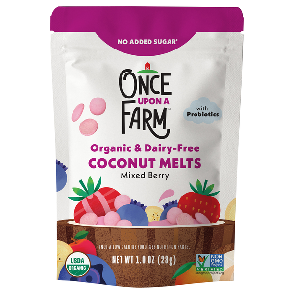 Once Upon a Farm Organic Dairy-Free Mixed Berry Coconut Melts