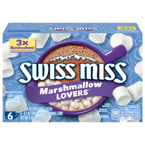 Swiss Miss Marshmallow Lovers Hot Cocoa Mix - 6 ct