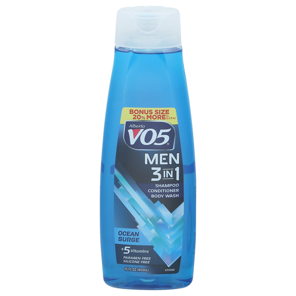 Alberto VO5 Men 3-in-1 Shampoo/Conditioner/Body Wash Ocean Surge