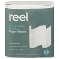 reel White Sustainable 2-Ply Paper Towels - 2 ct