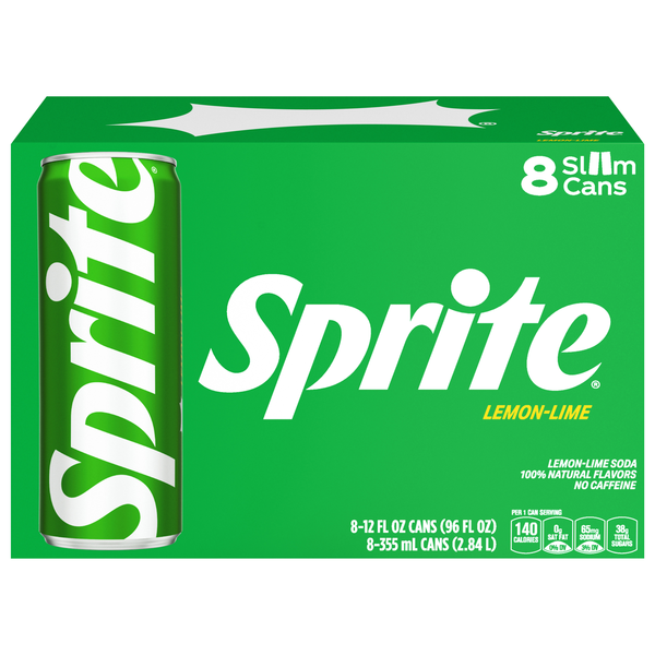 Sprite Lemon Lime Soda - 8 pk