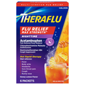 Theraflu Flu Relief Nighttime Max Strength Packets Honey Lemon