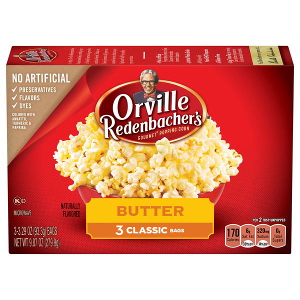 Orville Redenbacher's Classic Butter Microwave Popcorn