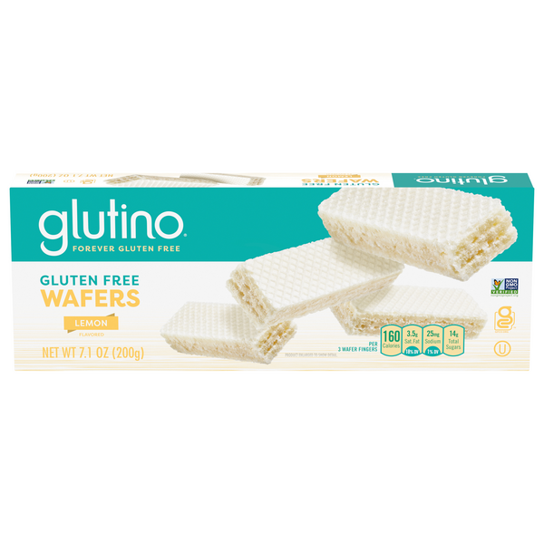 Glutino Gluten Free Lemon Wafers Cookies