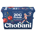 Chobani 20g Protein Lowfat Cherry Berry Greek Yogurt Cups - 4 ct