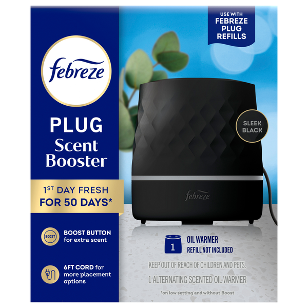 Febreze PLUG Scent Booster Oil Diffuser Black