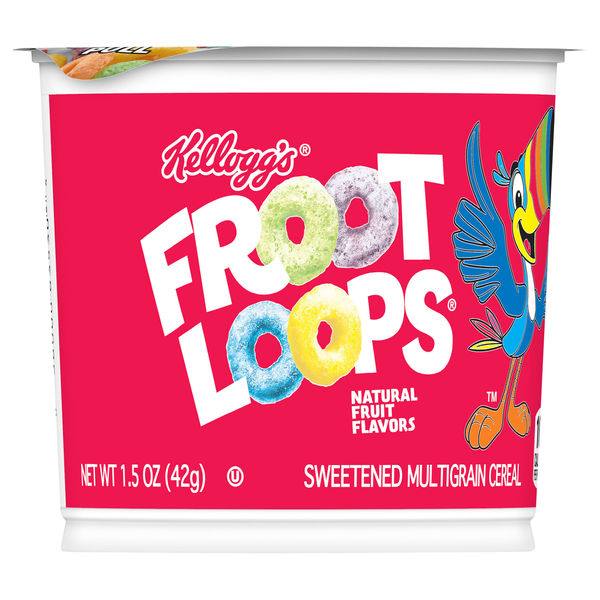 Froot Loops Fruit Flavor Multigrain Cereal Cup