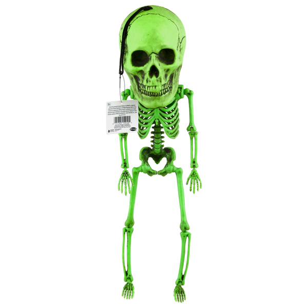 Fun World Halloween Green Skeleton Decor