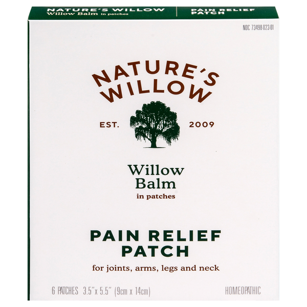 Nature's Willow Pain Relief Patch