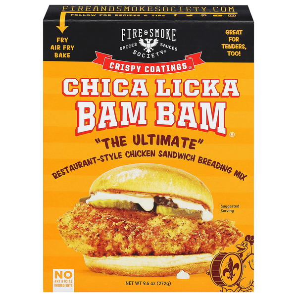 Fire & Smoke Society Chica Licka Bam Bam Seasoned Coating Mix