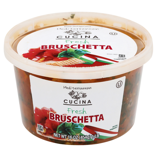 Mediterranean Cucina Fresh Bruschetta Dip & Spread Refrigerated