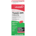 Leader Tussin DM Cough/Chest Congestion Max Strength Menthol-Berry Liquid