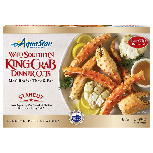 Aqua Star Wild Southern King Crab Dinner-Cuts Frozen