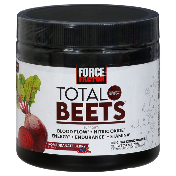 Save on Force Factor Superfood Total Beets Drink Powder Pomegranate Berry Order Online Delivery
