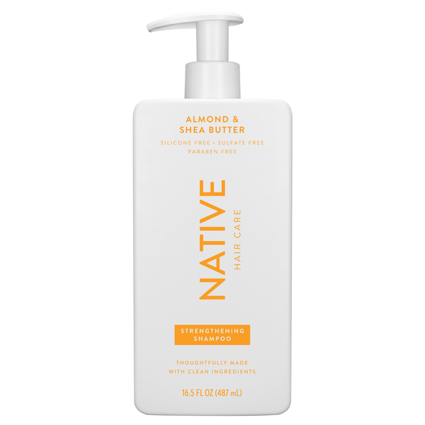 Native Sulfate & Paraben Free Almond & Shea Butter Strengthening Shampoo