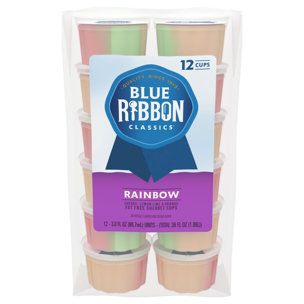 Blue Ribbon Classics Rainbow Sherbet Cups - 12 ct
