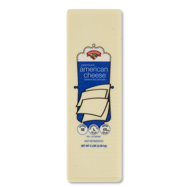 Hannaford White American Cheese (Regular Sliced)